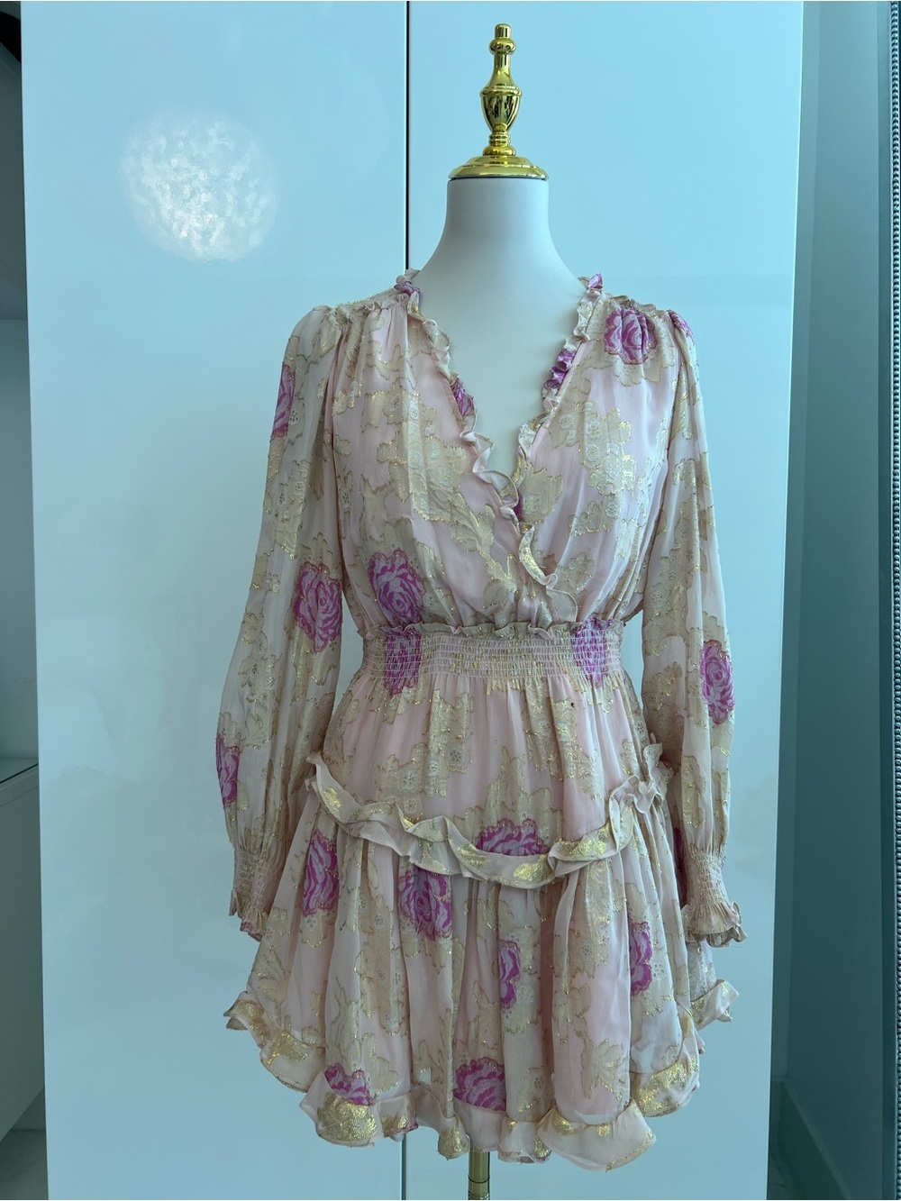 Loveshackfancy spruce mini dress